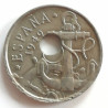 50 céntimos desplazada 1949