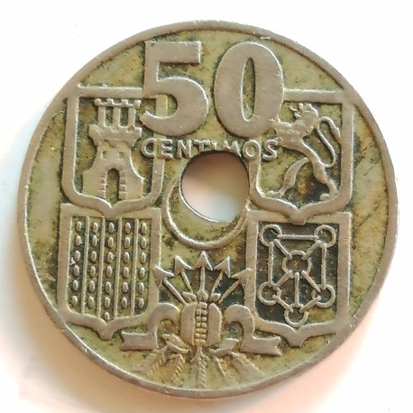 50 CENTIMOS FLECHAS INVERTIDAS