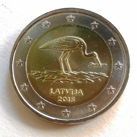 2 € cigüeña negra 