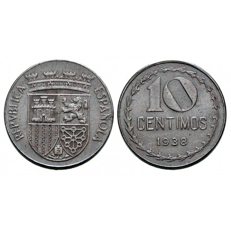 10 CÉNTIMOS 1938 HIERRO