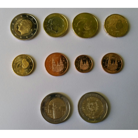 SERIE EUROS ESPAÑA 2018 MAS CONMEMORATIVAS