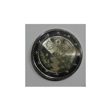 2 EUROS Lituania	2018 Centenario de la Fundación de los Estados Bálticos Independientes