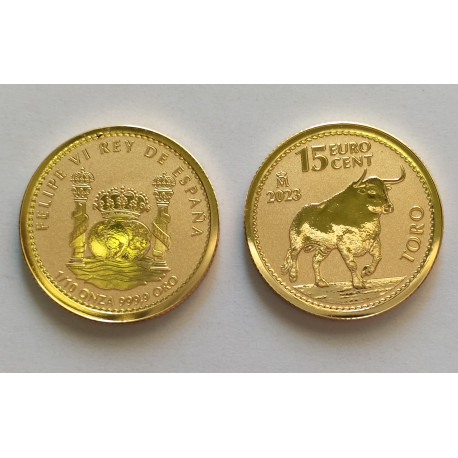 1/10 de onza de oro El Lince 2022