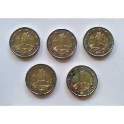 Serie de 5 cecas de la 2023