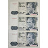 3 billetes Correlativos 10.000 pesetas de 1985
