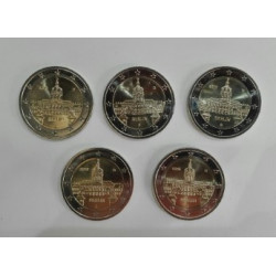 2 € 2018 Palacio de Charlottenburg ceca F