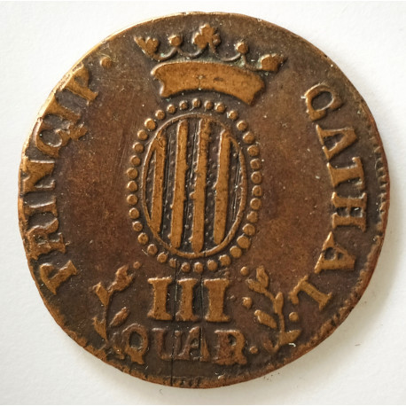 3 cuartos Fernando VII de 1811