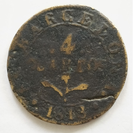 4 cuartos José Napoleón 1813