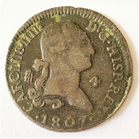 4 maravedís de 1807