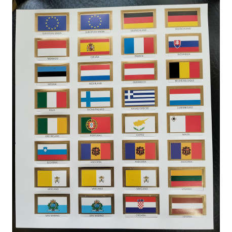 Banderas países Euro