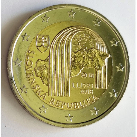 2 € República Eslovaca 2018