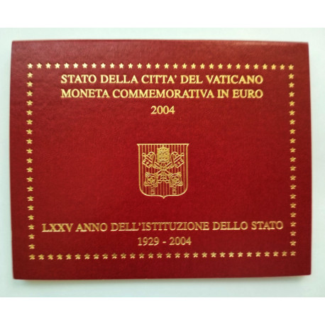 Moneda de 2 euros Vaticano de 2004