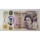 Billete de Inglaterra de 20 pounds polímero del año 2018