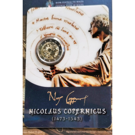 Moneda de 2 euros Nicolás Copernico