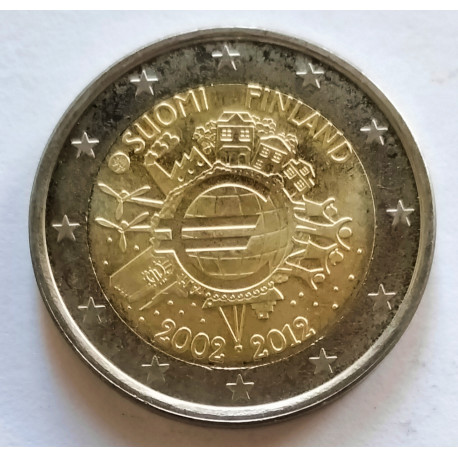 2 € FINLANDIA X ANIVERSARIO DEL EURO 2012