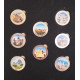 Libro colección de 16 monedas de castillos del mundo