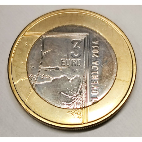 3 euros Eslovenia 2014