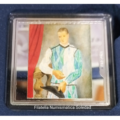 Moneda de 10 euros Arlequín Picasso 2023