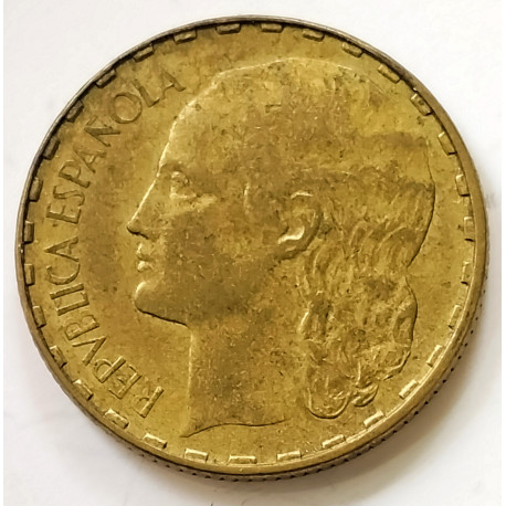 1 PESETA DE LATON1937