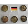 Serie 5 monedas aniversario del euro 2012