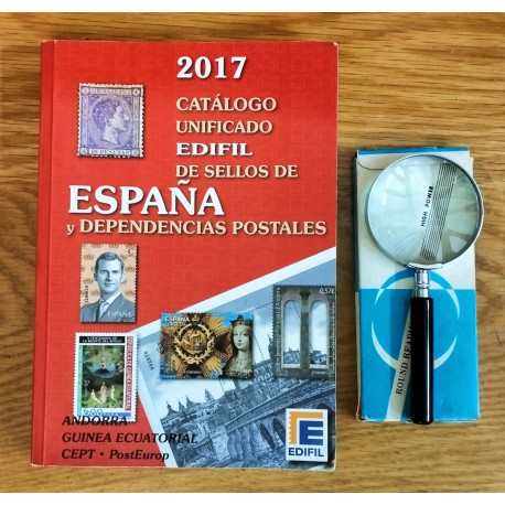 Catálogo de sellos Edifil España 2017 con dependencias postales
