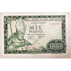 1.000 pesetas 1965 San Isidoro