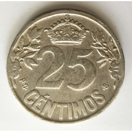 25 céntimos de Alfonso XIII de 1925