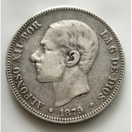 5 PESETAS ALFONSO XIII 1893