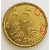 5 pts 1993 Exceso de metal P S