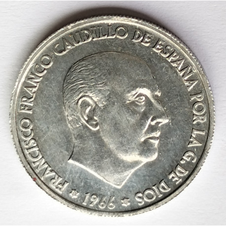MONEDA DE 50 CENTIMOS 1966*68