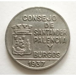 1 PESETA DE COBRE 1937