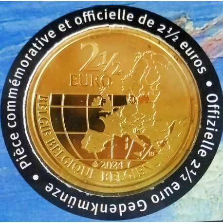 Moneda de 2,50 € Bélgica de 2,50 € James Ensor 2024