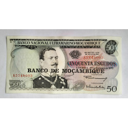 Billete de Mozambique 1970