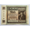 Billete de 5.000 marcos de Berlín 1922