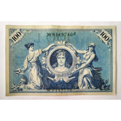 Billete de 100 Marcos Alemania 1908