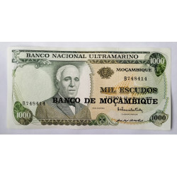 Billete de Mozambique 1972