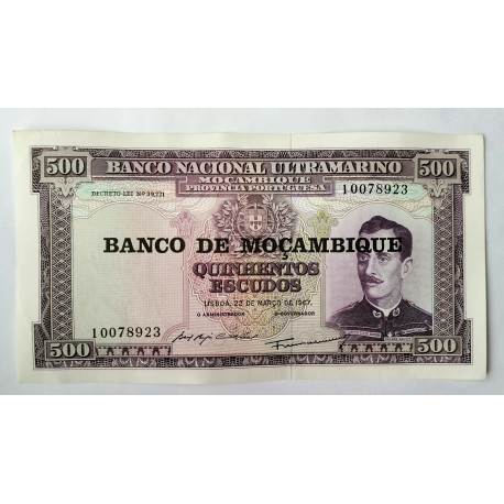 Mozambique 500 escudos 1967