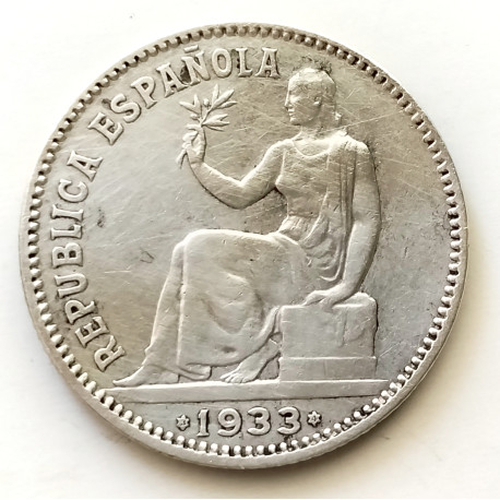 1 PESETA DE PLATA 1933