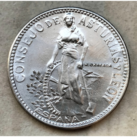 2 PESETAS ASTURIAS Y LEÓN 1937
