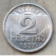 2 PESETAS ASTURIAS Y LEÓN 1937
