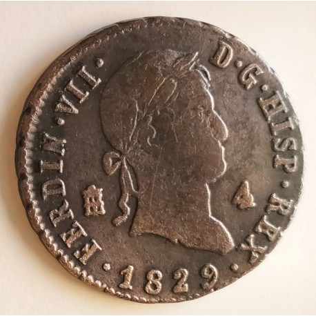 4 MARAVEDIS SEGOVIA 1829