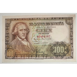 100 pesetas de Francisco Bayeu 1948