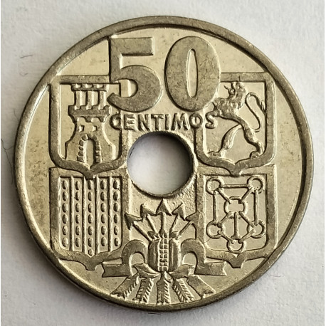 50 centimos1963 sin circular