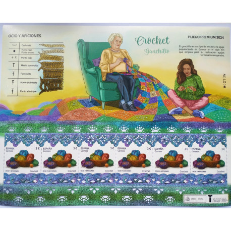 Pliego Premium Ocio y aficiones crochet.