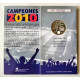 Cartera  20 € Plata campeones del mundo fútbol 2010