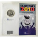 Cartera  20 € Plata campeones del mundo fútbol 2010