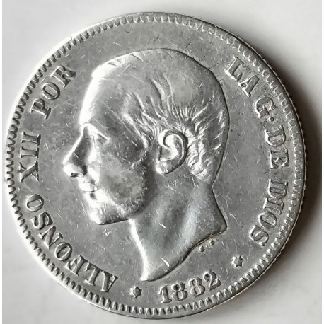 2 Pesetas de 1882*82