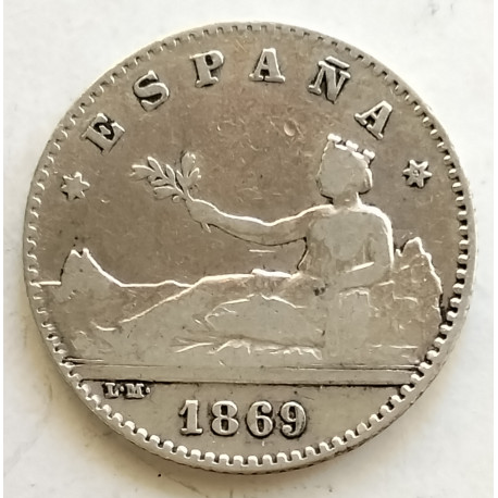 50 céntimos 1869*69