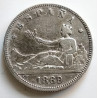 2 pesetas de plata de 1869*69