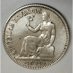 1 PESETA DE PLATA 1933